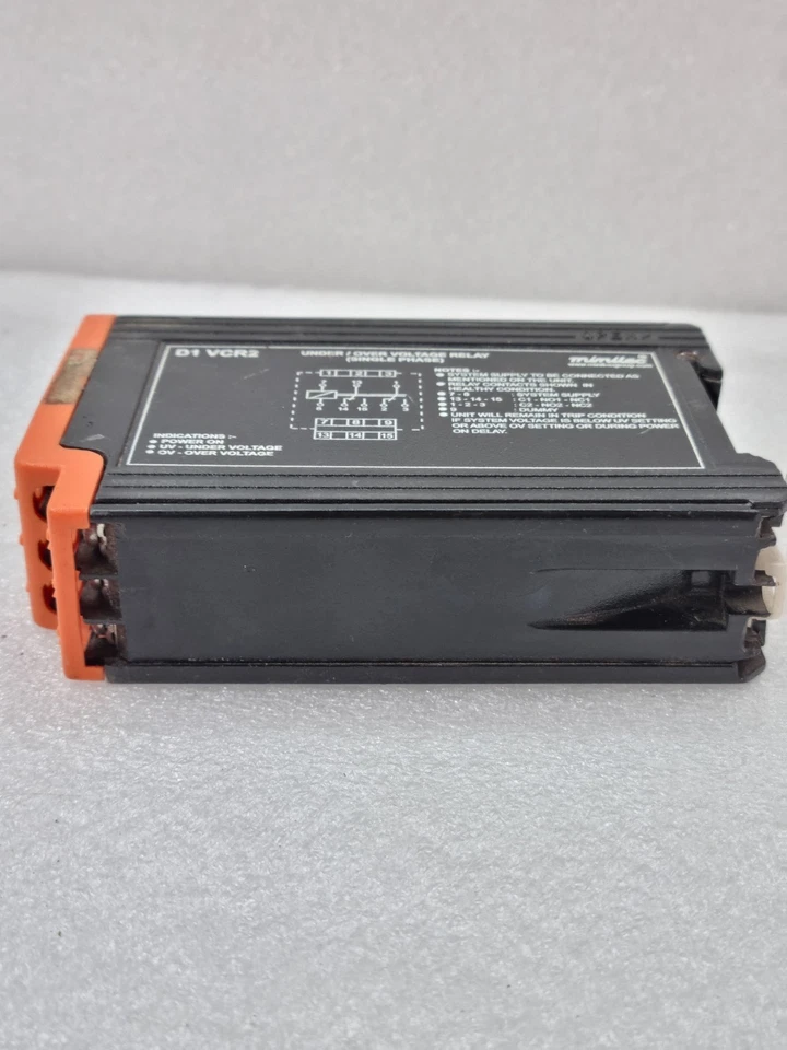 Minilec D1VCR2 Under/Over Voltage Relay 220–240 VAC (USED WORKING)(SINGLE PHASE)